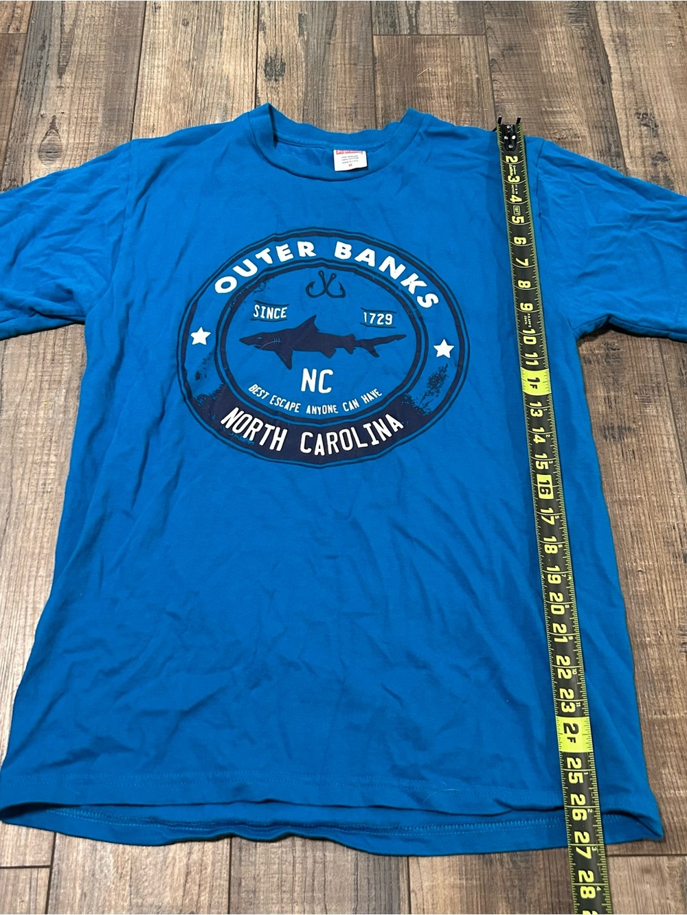 Vintage Supreme Made In USA Outer Banks North Carolina T-Shirt Mens Sz Medium - Picture 6 of 7